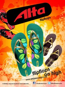 Alta flipflops ad/poster design