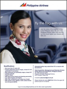 Cabin Crew Recruitment Ad Material